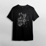 Pixxa Yüzüklerin Efendisi / Lord Of The Rings %100 Pamuklu Bisiklet Yaka T-Shirt Model - 7 - Siyah