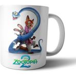 Pixxa Zootopia 2 - Zootropolis Kupa Bardak Model 2 - Renkli - 330 ml