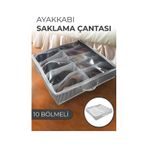Piya Home Ayakkabı Saklama Kutusu&hurcu Gri