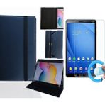 Piyasa Sepeti Lenovo Tab3 7 - TB3-730F - 7" Tablet Uyumlu Standlı Tablet Kılıfı + Nano Ekran Koruyucu - Lacivert