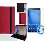 Piyasa Sepeti Polypad A71 Hd Quad Core 7" Tablet Uyumlu Standlı Tablet Kılıfı + Nano Ekran Koruyucu - Kırmızı
