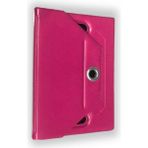 Piyasa Sepeti Samsung Galaxy Tab 3 P5210 Universal Dönerli Standlı Tablet Pembe Kılıfı