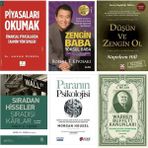 Piyasalari Okumak-Zengin Baba Yoksul Baba-Dusun ve Zengin Ol-Siradan Hisseler Siradisi Karlar-Paranin Psikolojisi-Warren Buffett Kanunlari=6 Set