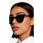 PİYESBOUTİQUE Unisex Kadın Erkek Kare Dikdörtgen Günlük Gold Retro UV400 Şık Klasik Kemik Güneş Gözlüğü