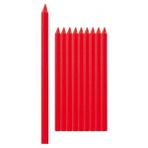 Piyop 20 cm Kırmızı Pasta Mumu 12'li