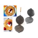 Piyop Döküm Granit Waffle Kalıbı 19X16 cm