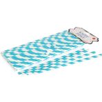 Piyop Pipet Kağıt Spiral Modeli - 25'li Mavi - 25 Adet