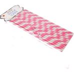 Piyop Pipet Kağıt Spiral Modeli - 25'li Pembe 20 cm - 25 Adet