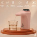 Pizen Flow USB Şarjlı Otomatik Damacana Su Pompası Tds Ölçer 250ML 500ML 1l 2l Ölçü Özellikli - Pembe