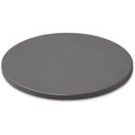 Pizza Taşı – Küçük (Ø 26 Cm), Sırlı Kordierit Barbekü Pizza Taşı, Hızlı Isınır Isı Yayar, Tüm Mangallar Için Uygundur (37 Cm Çapındaki Kömür, Gaz, Pelet, Elektrik), Siyah (18413)