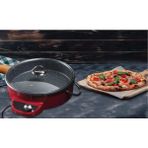 Pizzacım Elektrikli Çok Amaçlı Tava - Kırmızı