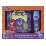 Pj Masks: Heroes on Halloween Book and 5-Sound Flashlight Set