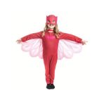 Pj Masks Pj Maskeliler Kız Çocuk Kırmızı Owlette Baykuş Kostümü - 2 - 3 Yaş