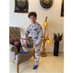 Pjk Araba Desenli Mavi Uzun Kollu Önden Düğmeli Erkek Çocuk Pijama Takımı 4-12 Yaş 703U - 9 - 10 Yaş - Gri