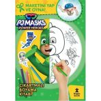 Pjmask Power Heroes Çıkartmalı Boyama Kitabı