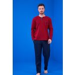 PJS 23323 Erkek Ropdöşambır + Pijama Takım + Şort Takım 5'li Pijama Takım