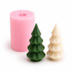 PK1002781 - Silikon Kalıp Mum Kalıbı - Küçük Boy Çam Ağacı