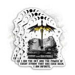 PKAOLER (3 ADET) Dördüncü Kanattan Esinlenen Çıkartma Ejderha Sürücü Çıkartması Fantezi Kitaplar Kitap Tutacağı Kindle Çıkartması I Am The Sky 7,62 cm Kalıp Kesim Su Geçirmez Vinil Çıkartma Su Şişesi Bardak