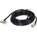 PL259 Uhf SO-239 Konnektörlü RG58 Telsiz Anten Kablosu 5mt - Gümüş - 1 adet