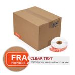 PLAFOPE 1 Rulo iyi paket işareti kırılabilir uyarı etiketi herkesin kullanabileceği sticker bagaj için kırılgan çıkartmalar ambalaj etiketleri kırılgan etiket yapışkanlı uyarı levhası