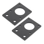 PLAFOPE 3d Yazıcı Parçaları 42 Motor Plakası Alüminyum Siyah 2 Adet Kolay