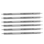 PLAFOPE Metal Bağlayıcı Klipsleri 6 Paket Kilitli Etiket Bağlantı Elemanları Planlayıcı Defter Fotoğraf Albümü için Bağlayıcı Klipsler Kendin Yap Defter Aksesuarları Bağlayıcı Delme Mekanizmaları