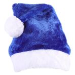 PLAFOPE Peluş Noel Baba Şapkası Erkek Siyah Şapka Renkli Noel Baba Şapkaları Erkekler Için Fötr Şapkalar Noel Baba Şapkası Toplu Noel Gereçleri Kabarık Erkekler Ve Kadınlar Kısa Peluş