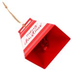 PLAFOPE Yılbaşı Ağacı Çanları Dekoratif Çan Kolye Noel Ağacı Asılı Çan Çiftlik Evi Yılbaşı Süsü Çelenk Çanı Retro Rüzgar Çanı Çanı Diy Çan Kolye Inan Çan Dekoratif Saat Metal Demir