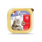 Plaisir 100 gr 6 Adet Ezme Biftekli Kısırlaştırılmış Kedi Konservesi