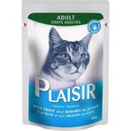 Plaisir 100 gr Alabalık Karidesli Pouch Kedi Konservesi