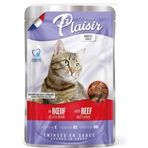Plaisir 12x100 gr Pouch Sığıretli Sterilised Kedi Maması