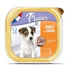 Plaisir 150 gr Tahılsız Tavuklu Ezme Yavru Konserve Köpek Maması