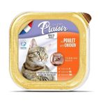 Plaisir 9x100 gr Pate Tavuklu Kedi Konservesi