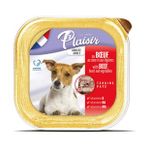 Plaisir Pate 4x150 gr Sığır Etli Yetişkin Yaş Köpek Maması