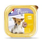 Plaisir Pate Hindi Etli 22x150 gr Yaş Mama Yetişkin Köpek Konservesi