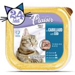 Plaisir Pate Morina Balık Etli Yaş 24 Adet Kedi Maması