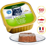 Plaisir Pate Somon Etli Adult Plaisir Yaş 12x100 gr Kedi Maması