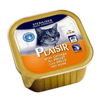 Plaisir Pate Tavuk Etli Kısırlaştırılmış Adult Plaisir Yaş 100 gr Kedi Maması