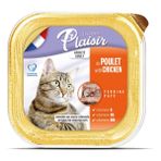 Plaisir Pate Tavuk Etli Yaş 4x100 gr Kedi Maması