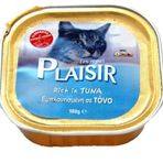 Plaisir Pate Tuna Etli Yaş 100 gr Kedi Maması