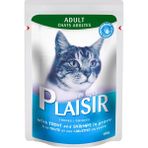 Plaisir Pouch Alabalıklı Karidesli Özel 8x100 gr Kedi Maması