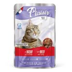 Plaisir Pouch Sığır Etli Hindili 12x100 gr Kedi Maması