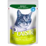 Plaisir Pouch Somon Morinalı Yaş 4x100 gr Kedi Maması