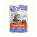 Plaisir Pouch Sos İçinde Tavuklu Ciğerli 100 gr Kısırlaştırılmış Kedi Konservesi