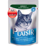 Plaisir Punch Alabalıklı Karidesli Yaş 22x100 gr Kedi Maması