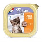 Plaisir Tavuk ve Sütlü Pate Yavru Kedi 6x100 gr Yaş Mama