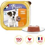 Plaisir Tavuklu Etli Pate Puppy Özel Yaş 150 gr Köpek Maması