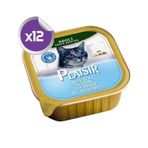 Plaisir Tuna Balıklı 12x100 gr Kedi Konserve