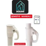 Plaj Balkon Şemsiyesi Mandalı Şemsiye Borusu Sıkıştırma Mandalı - Beyaz