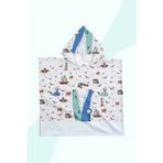 Plaj Havlusu Bebek Çocuk Panço 4-6 Marine